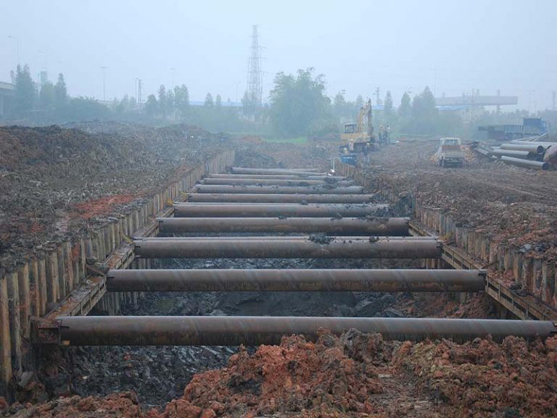 Steel sheet pile And Action