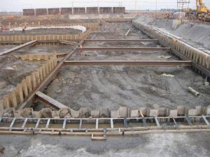 Steel sheet pile And Action