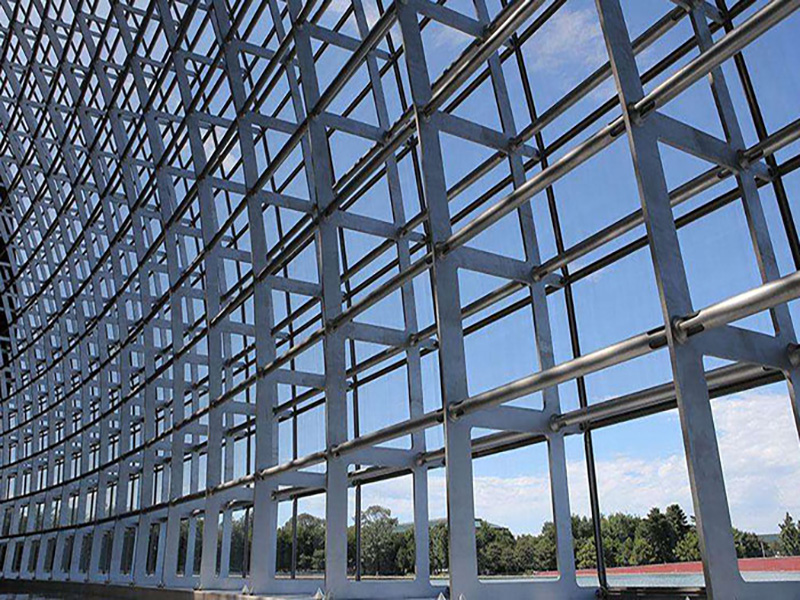 Steel grid structure